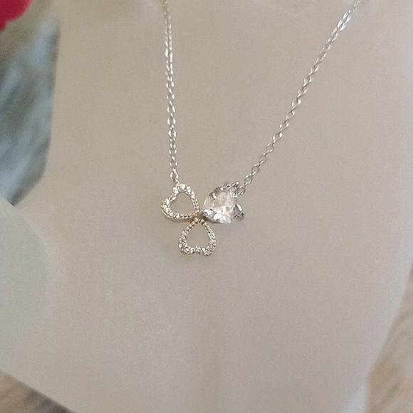 2/$30💕 BNWT Charmed Aroma Adjustable Sterling Silver Necklace - Picture 3 of 5